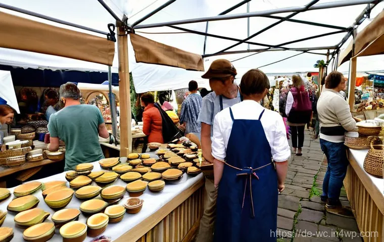 도시 속 느린 문화 축제 소개 - **A Serene "Slow Culture" Garden Festival in Germany:**
    An idyllic outdoor scene set in a beauti...